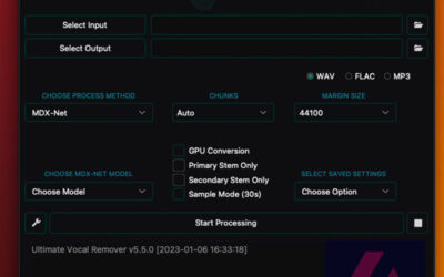 Ultimate Vocal Remover UVR